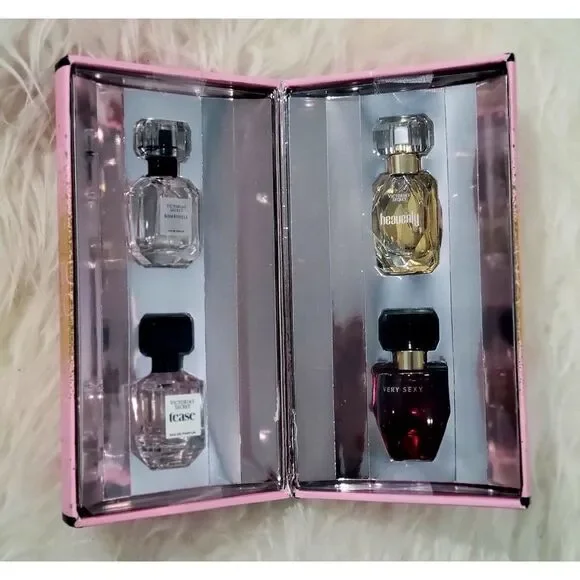 Victoria's Secret 4 Piece Eau De Parfum Mini Gift Set for Women 0.25 oz. - Picture 4 of 8